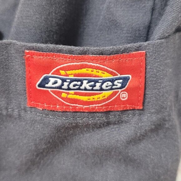 Dickies Gray Scrubs Women's Medium Cargo Pocket Pants Tie Waist - Picture 3 of 4